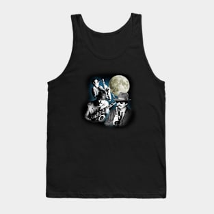 Three Duke Silver Moon Tank Top